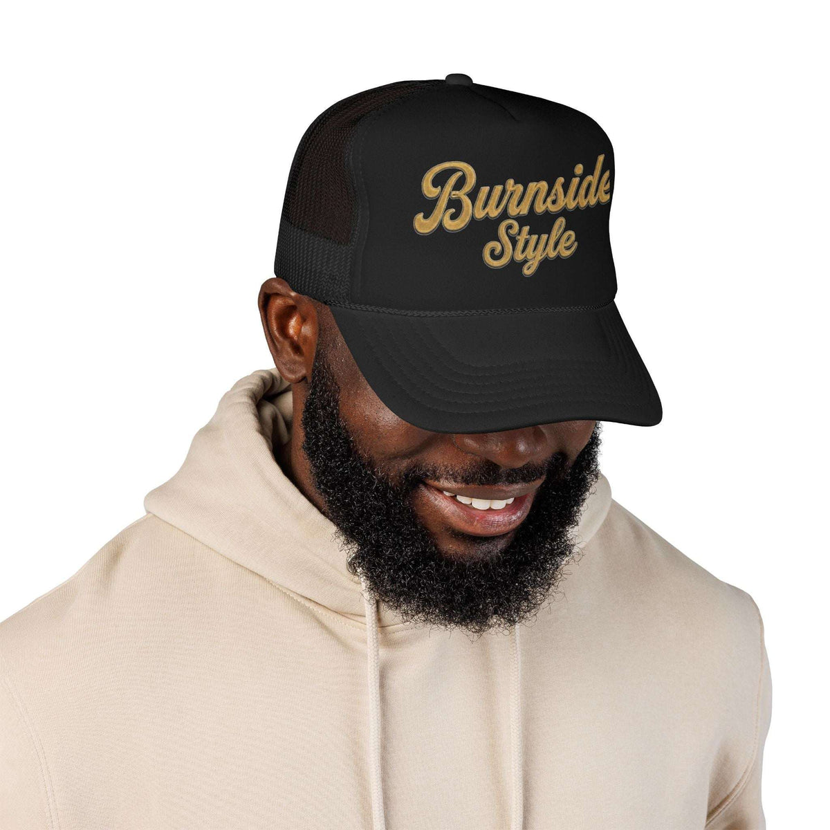 Burnside Style Retro Foam Trucker Hat — Centennial Tribute Crown - Clear Water Trading Co.