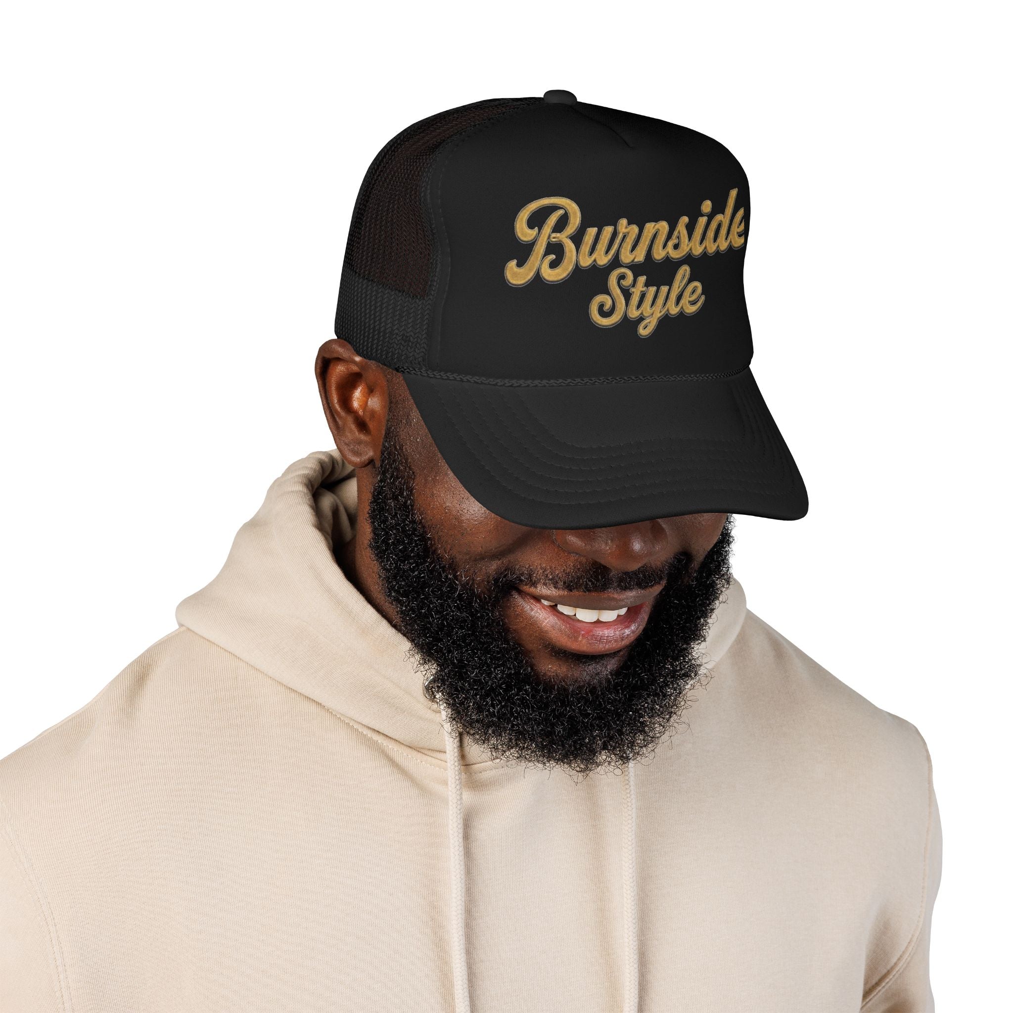 Burnside Style Trucker Hat — Centennial Tribute Foam Cap