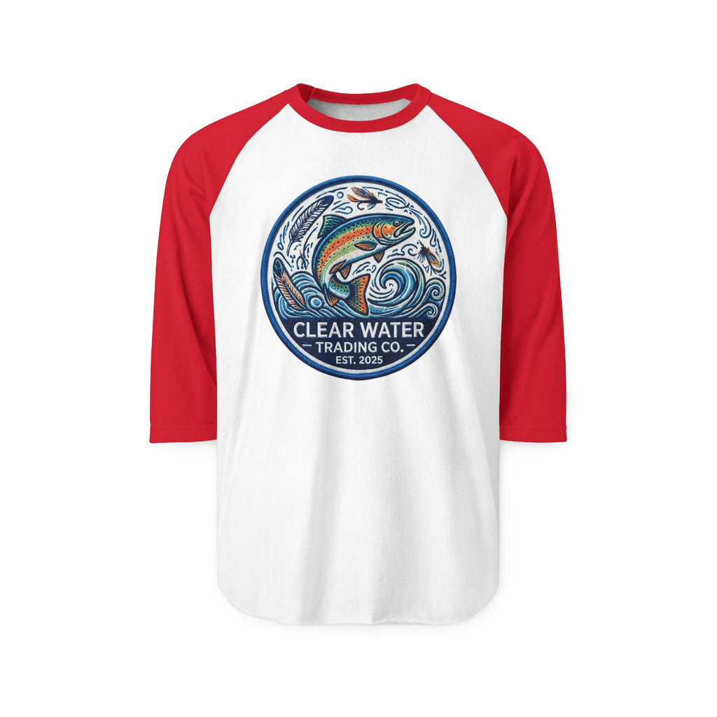 Clear Water Trading Co. — Retro Trout Raglan Shirt
