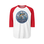 Clear Water Trading Co. — Retro Trout Raglan Shirt