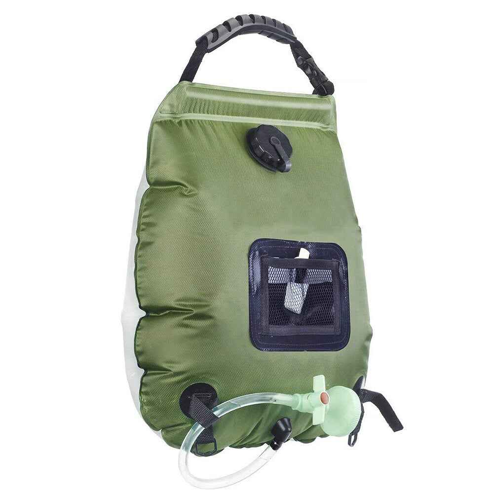 The High-Noon Solar Shower Bag: 20L Portable Thermal Shower Solution