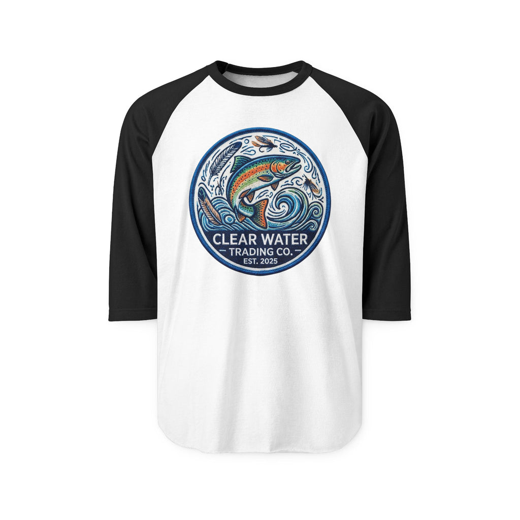 Clear Water Trading Co. — Retro Trout Raglan Shirt