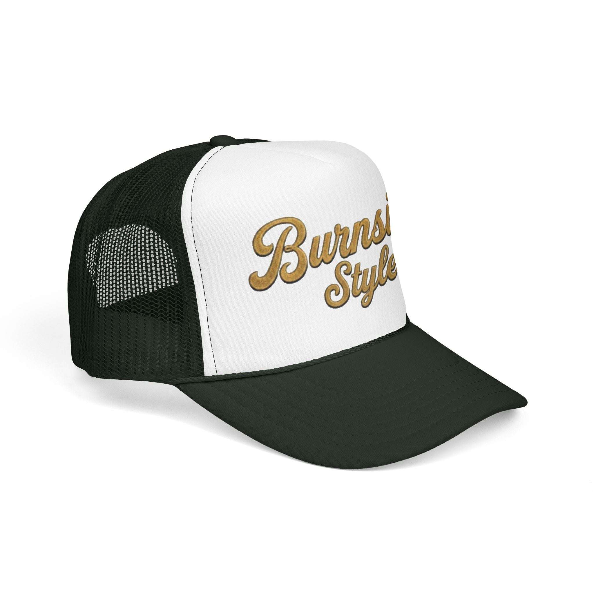 Burnside Style Retro Foam Trucker Hat — Centennial Tribute Crown - Clear Water Trading Co.