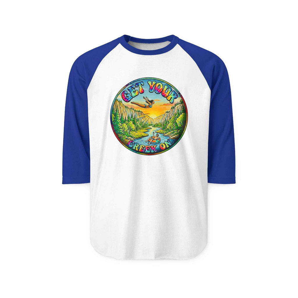 Creek Life Raglan Shirt — "Get Your Creek On" Mid-Sleeve