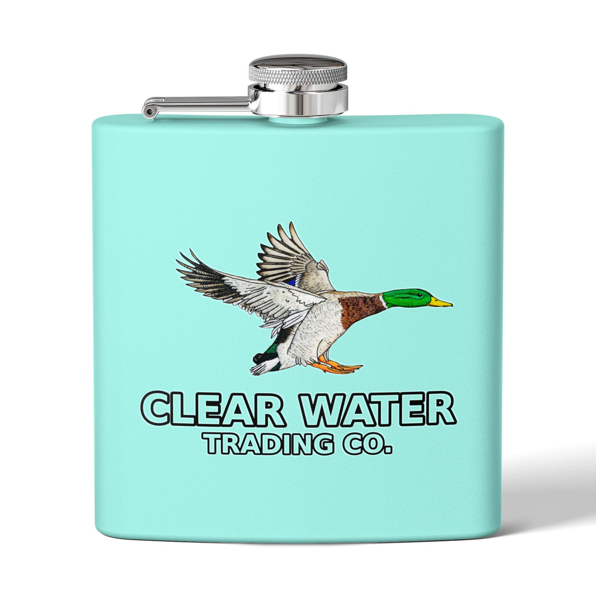 Green Head - Mallard Duck 6oz. Pocket Flask - Clear Water Trading Co.