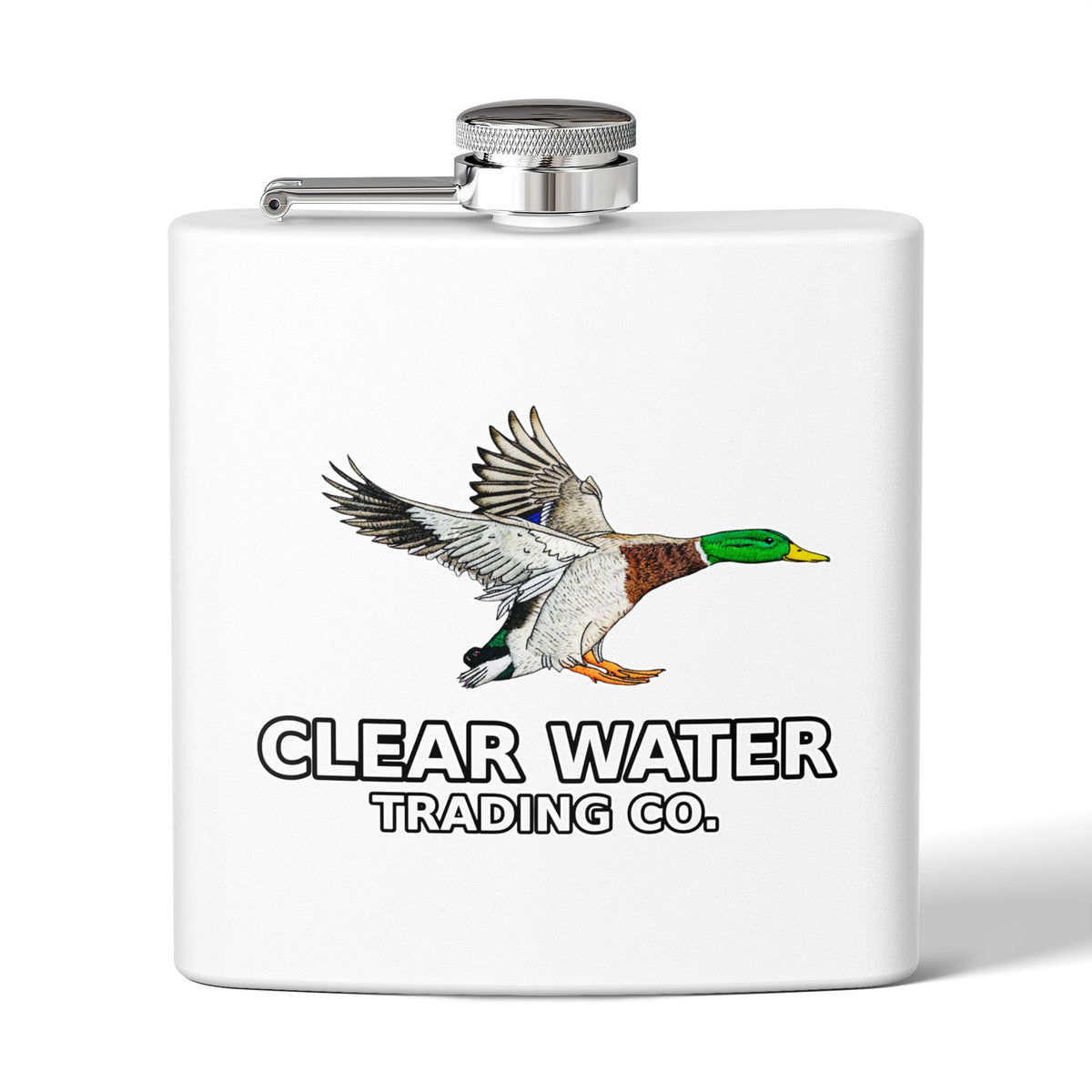Green Head - Mallard Duck 6oz. Pocket Flask - Clear Water Trading Co.