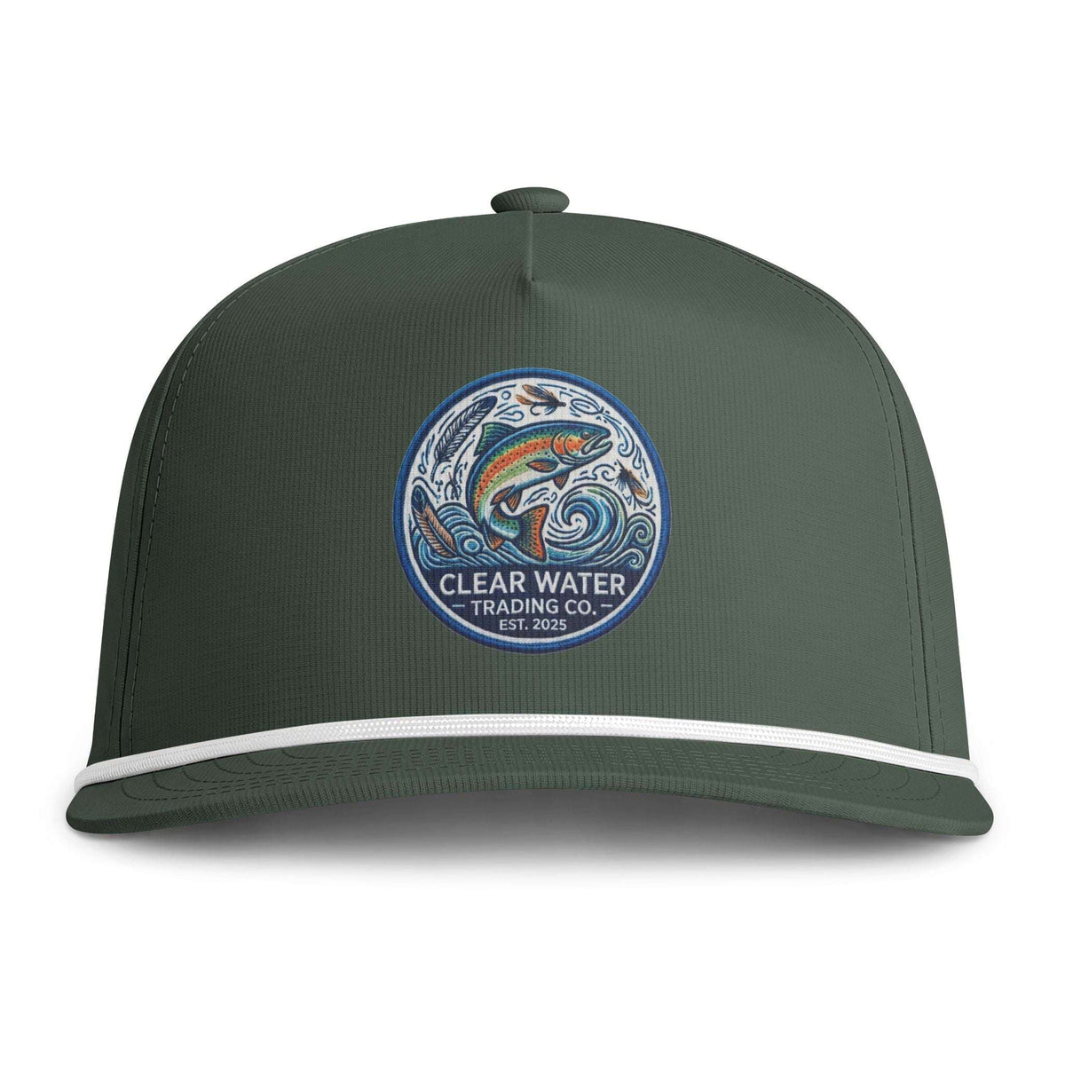 Clear Water Trading Co. — Retro Trout Rope Cap - Clear Water Trading Co.
