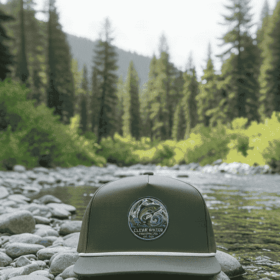 Clear Water Trading Co. — Retro Trout Rope Cap - Clear Water Trading Co.