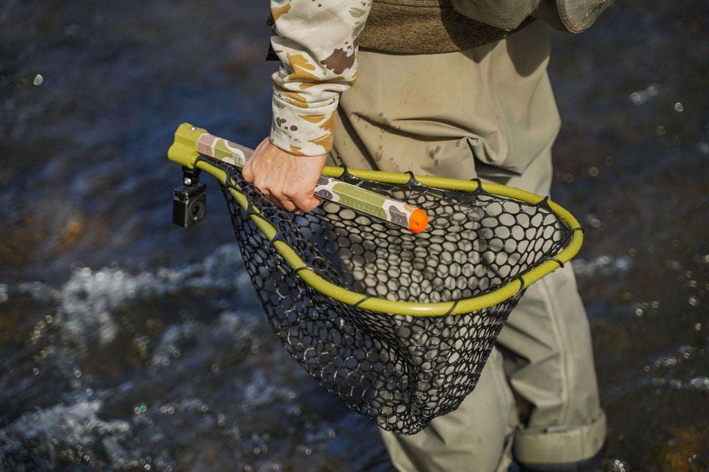 Catch Cam Wading Creek Net - Trout Fishing Landing Net