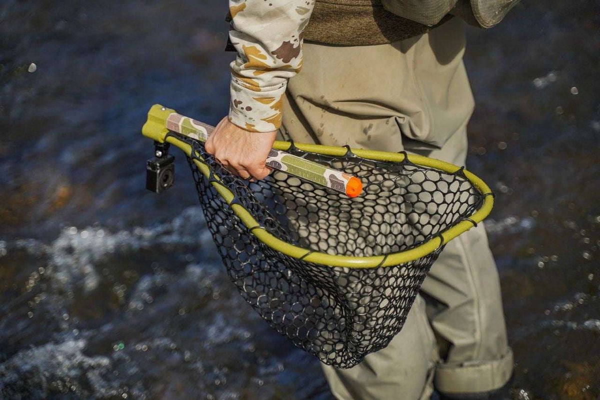Catch Cam Wading Creek Net - Trout Fishing Landing Net