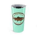 Trout Badge Tumbler 20oz — Clear Water Trading Co.