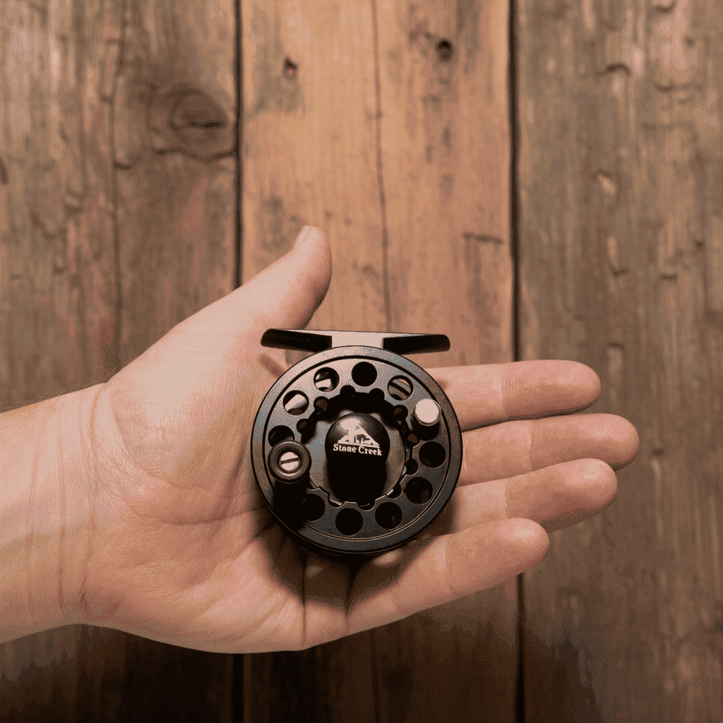 Stone Creek TS2 Mini Fly Reel | Ultralight 0/2 wt. Mid-Arbor - Clear Water Trading Co.