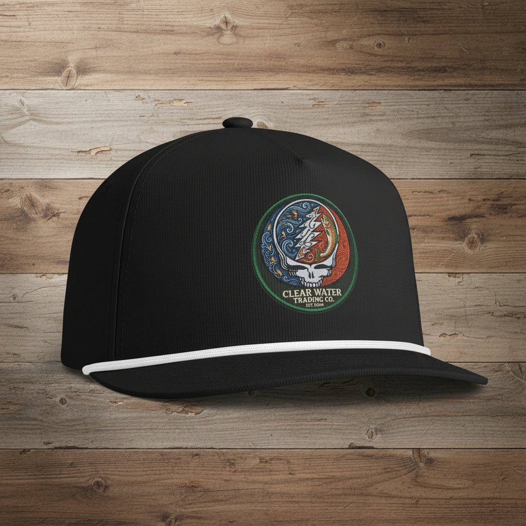 Clear Water "Steal Your Face" Trout Rope Hat