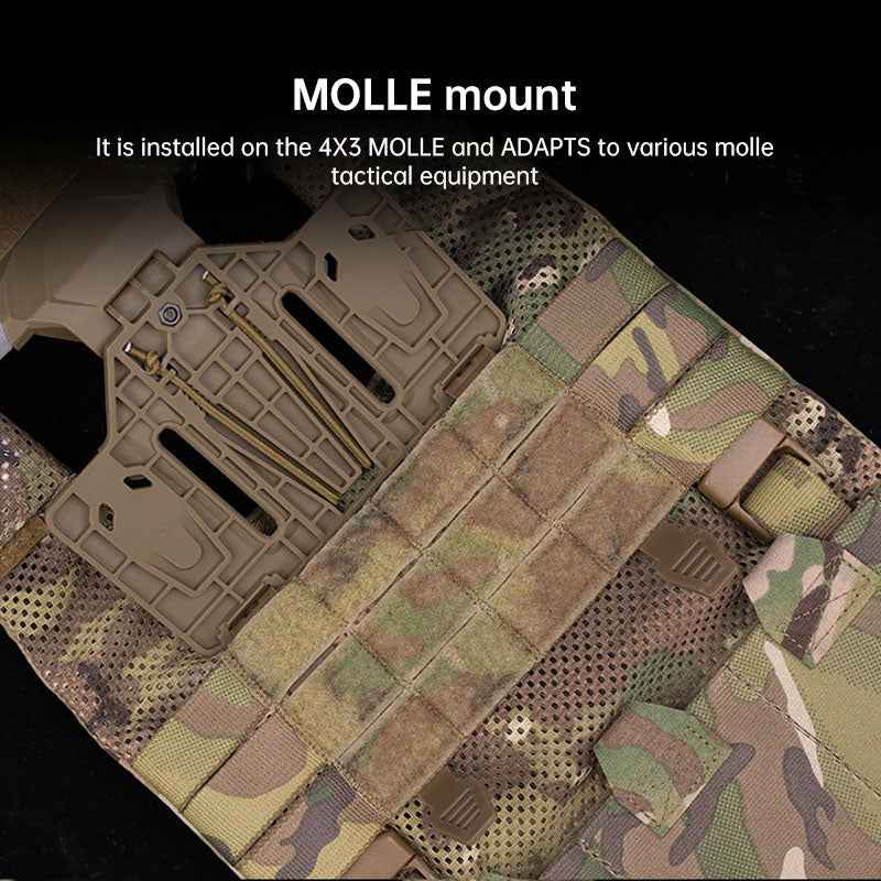 MOLLE Mount Chest Mobile Phone Carrier for War Vest – Folding Navigation Board