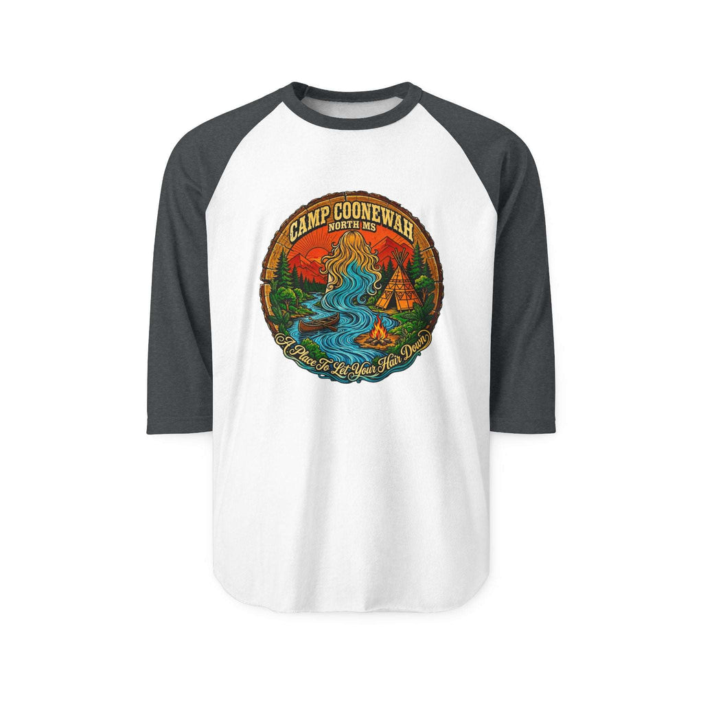 Camp Coonewah – The Campfire Raglan 3/4 Sleeve
