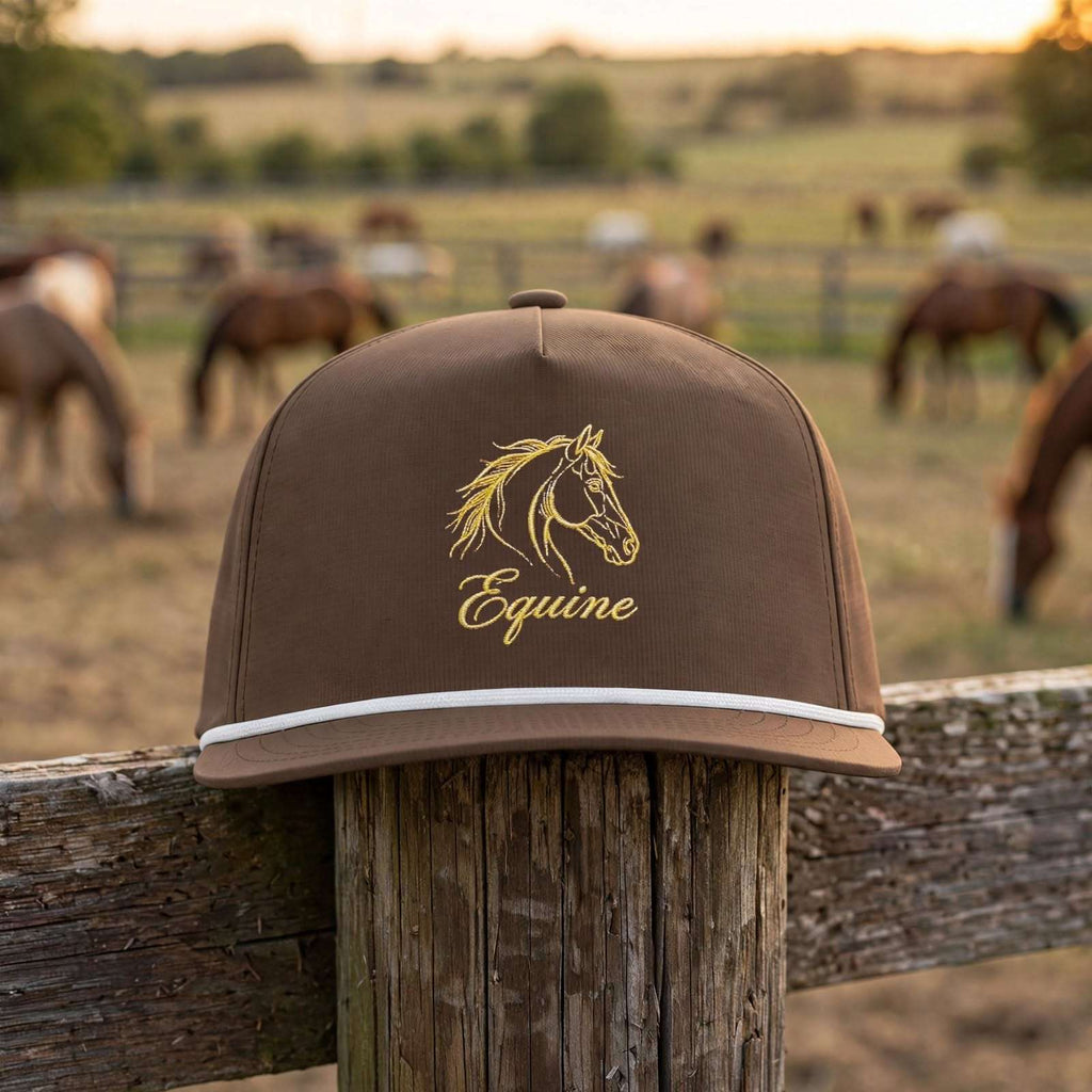 Clear Water's - Equine Embroidered Rope Style Trucker Hat