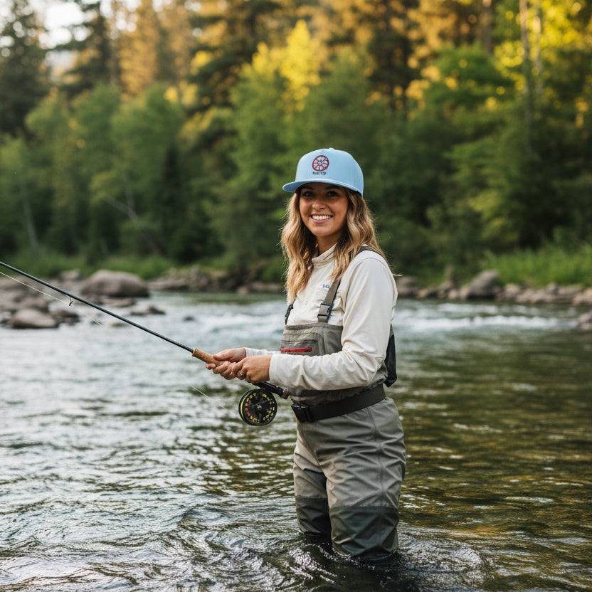 Reel Fly - Embroidered Fly Fishing Rope Hat