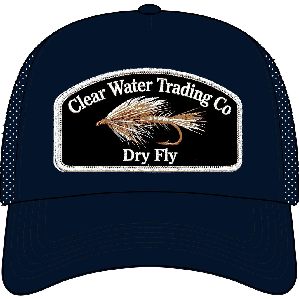 N° 17 – The Dry Fly Arch – Édition à hackle brun – Casquette trucker en mousse