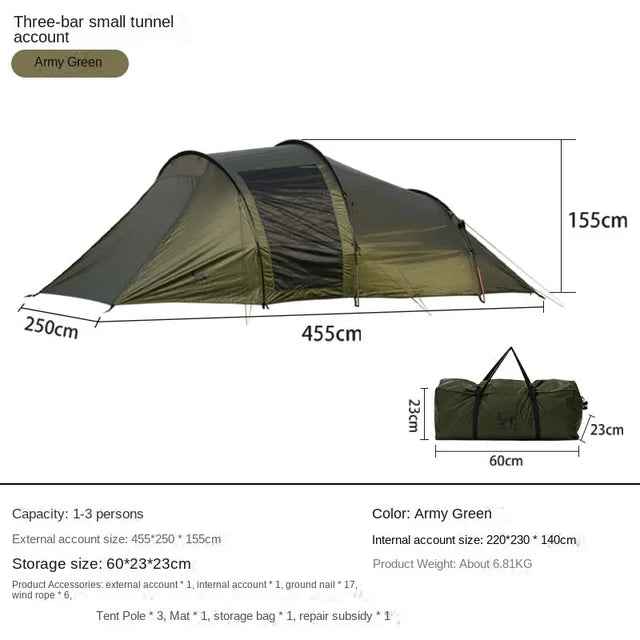 The Trail-Boss: Multi-Room Expedition Tunnel