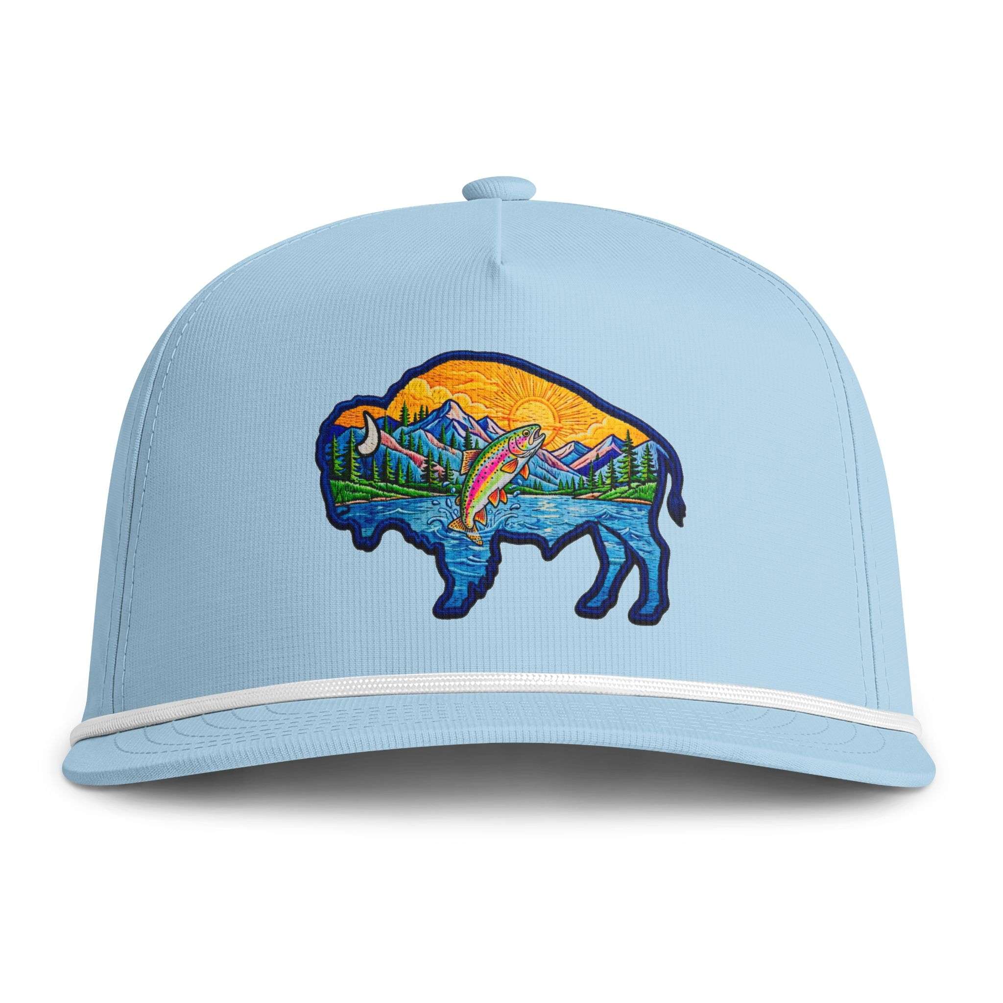 Clear Water's - Sunset Buffalo Rope Style Trucker Hat
