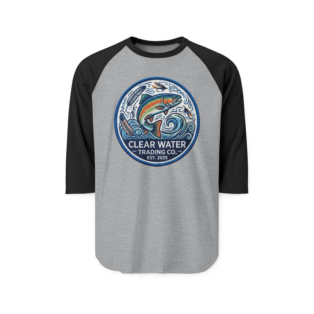 Clear Water Trading Co. — Retro Trout Raglan Shirt