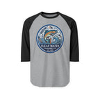 Clear Water Trading Co. — Retro Trout Raglan Shirt