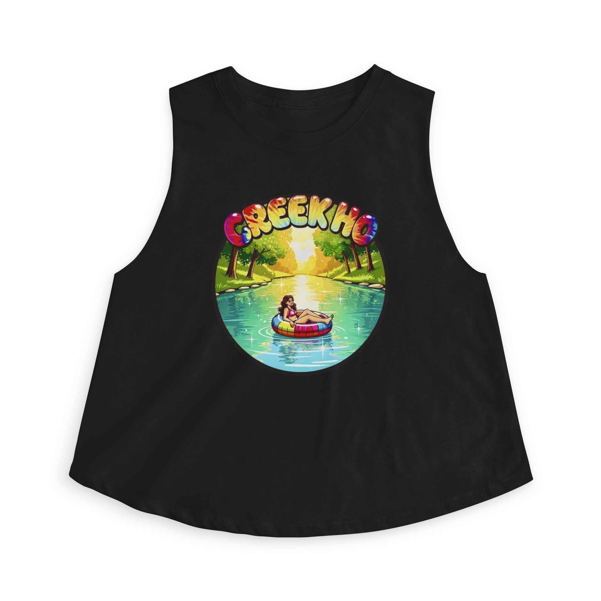 Creekin' Creek Ho Women's Crop Top — Clear Water Trading Co.