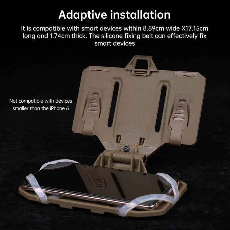 MOLLE Mount Chest Mobile Phone Carrier for War Vest – Folding Navigation Board