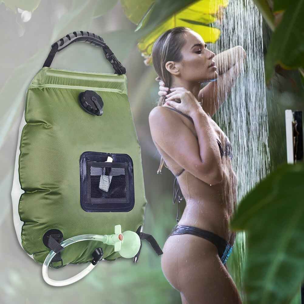 The High-Noon Solar Shower Bag: 20L Portable Thermal Shower Solution