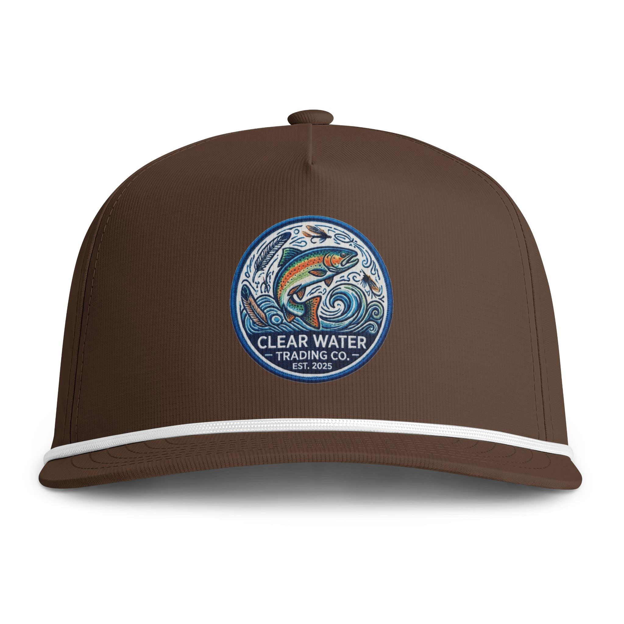 Clear Water Trading Co. — Retro Trout Rope Cap