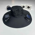 The Sol-Breeze: Dual-Fan Tactical Safari Hat