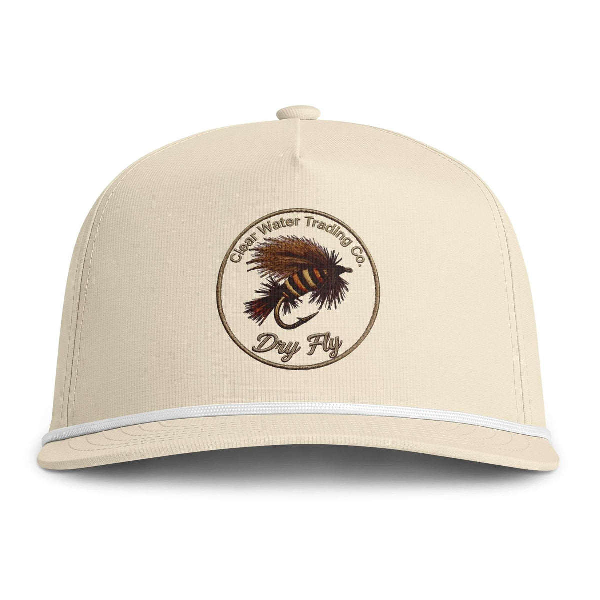 No. 06 - The Dry Fly Badge - Woolly Bugger Circle - Rope Brim Trucker