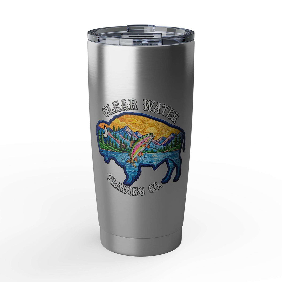 Vagabond Buffalo Trout 20oz Tumbler - Clear Water Trading Co.