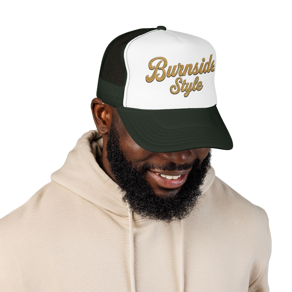 Burnside Style Trucker Hat — Centennial Tribute Foam Cap
