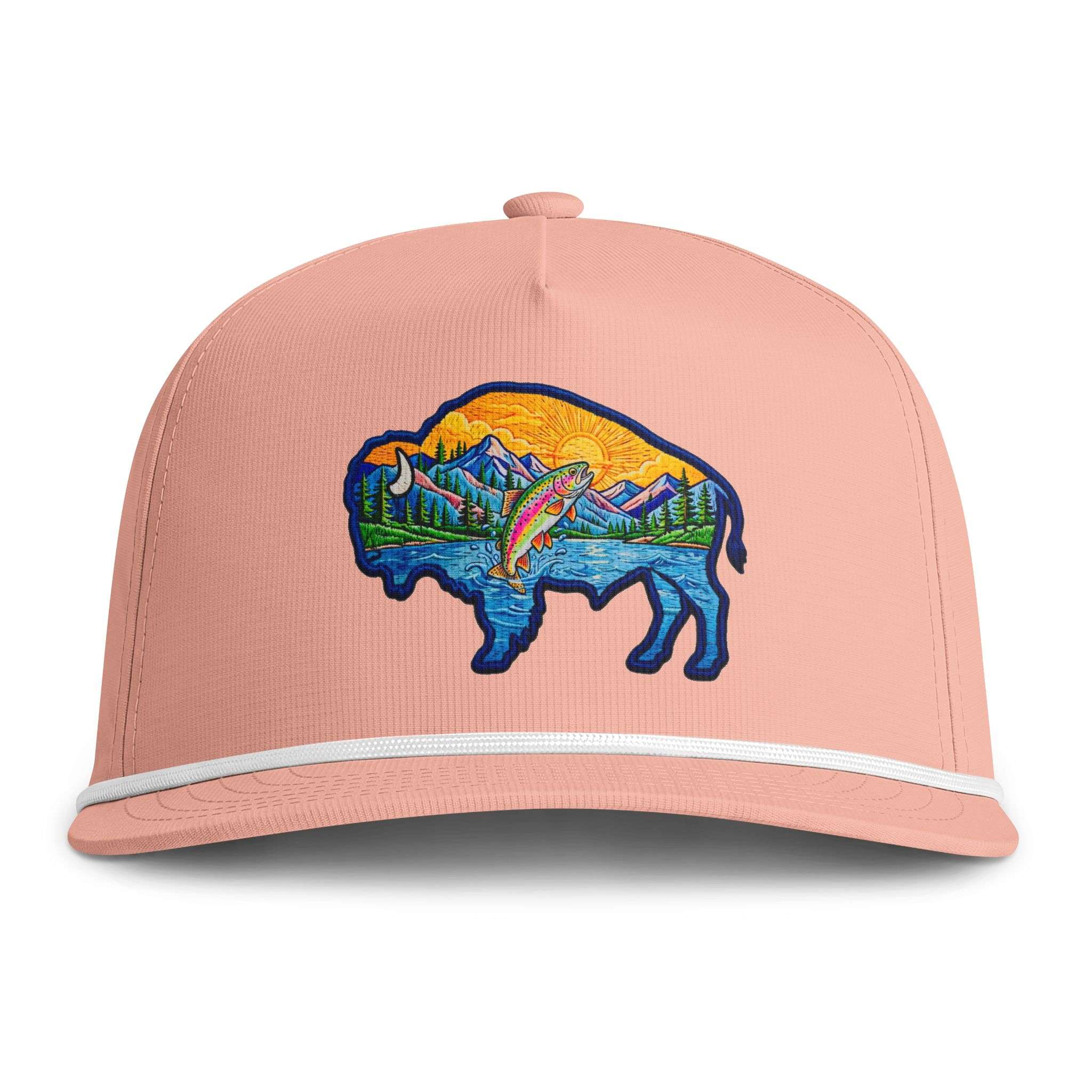 Clear Water's - Sunset Buffalo Rope Style Trucker Hat