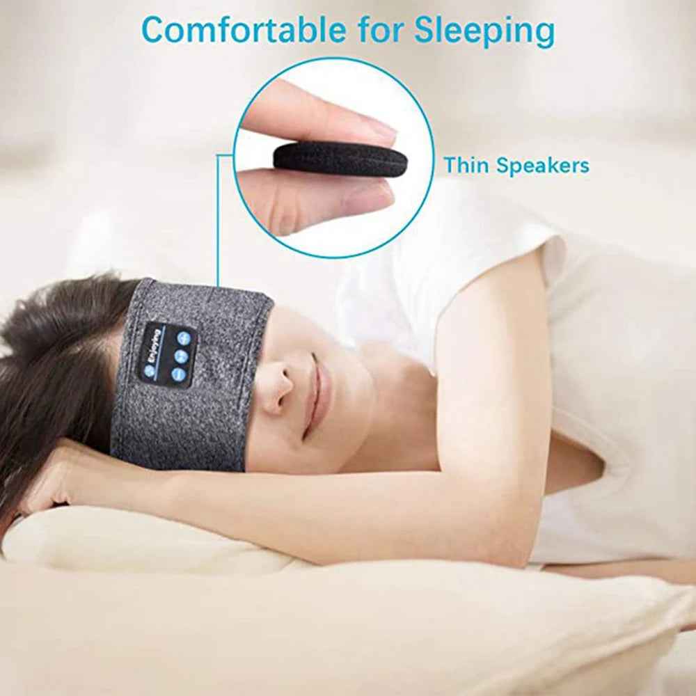 Bluetooth Sleep Eye Mask Headband for Music, Sports, and Yoga Calls