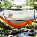Camping Hammock with Mosquito Net - 440lbs Capacity Portable