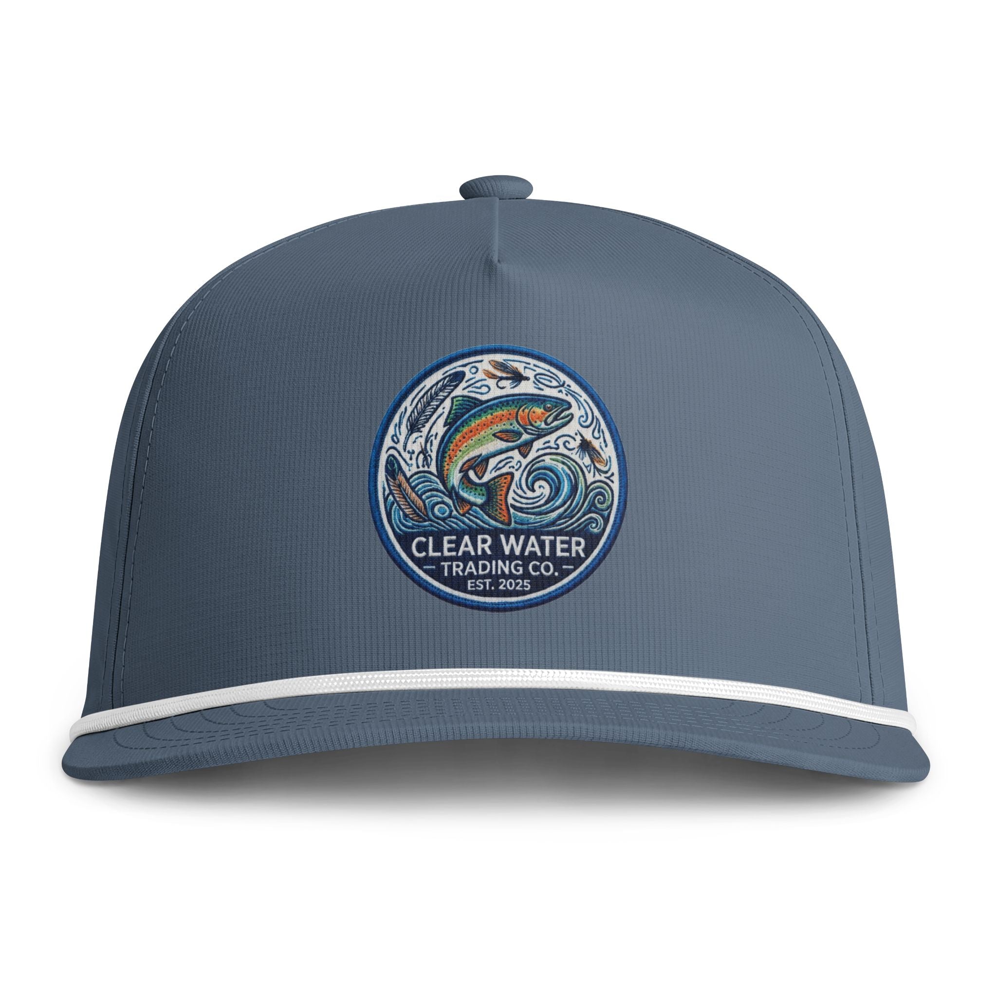 Clear Water Trading Co. — Retro Trout Rope Cap