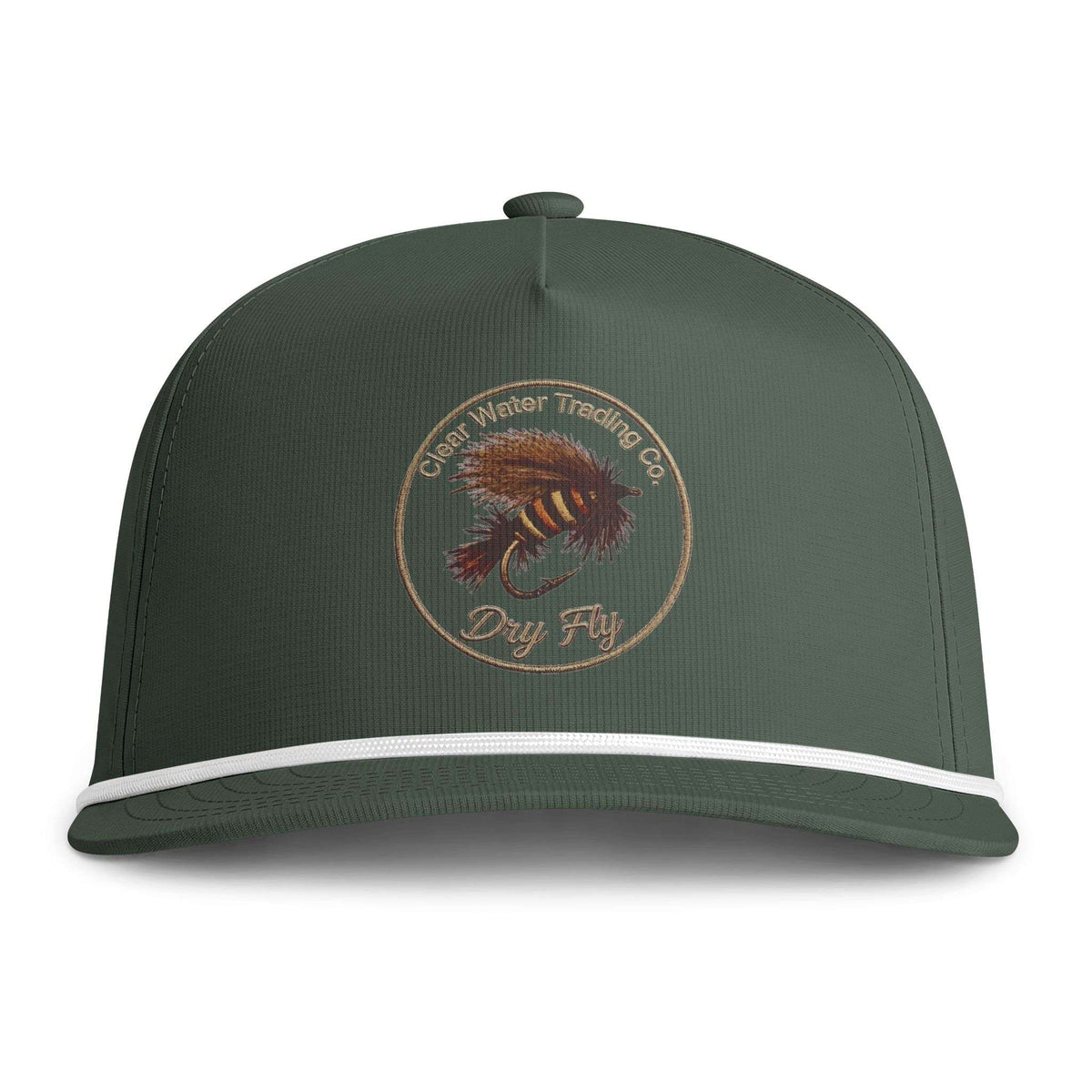 No. 06 - The Dry Fly Badge - Woolly Bugger Circle - Rope Brim Trucker