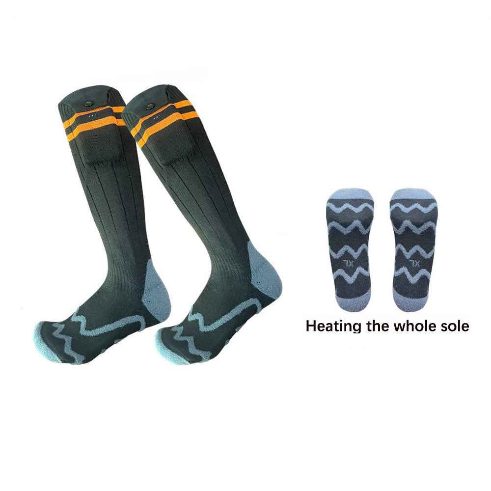 Bluetooth Heated Socks for Outdoor Skiing - Electric Heating Warm Socks