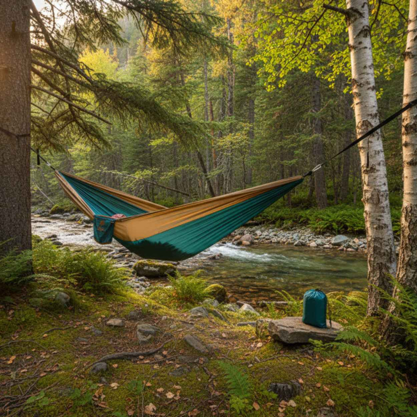 The Drift-Wood: Ultra-Light Portable Double Hammock