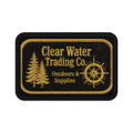 Patch tactique brodé Clear Water Trading Co. Outdoors & Supplies - 3 x 2 po avec bandes autoagrippantes