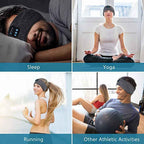 Bluetooth Sleep Eye Mask Headband for Music, Sports, and Yoga Calls