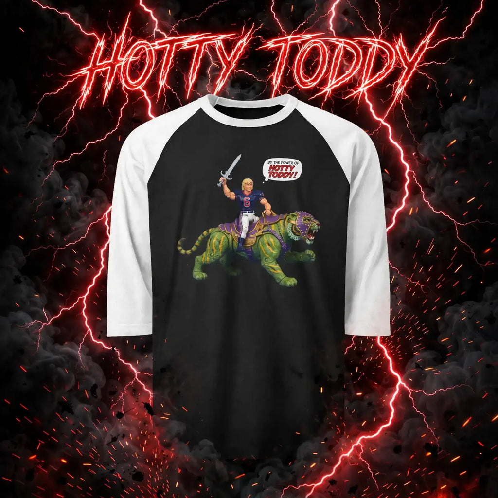 T-shirt raglan « Hotty Toddy Ole Miss Game Day » – Manches 3/4 | Clear Water Trading Co.