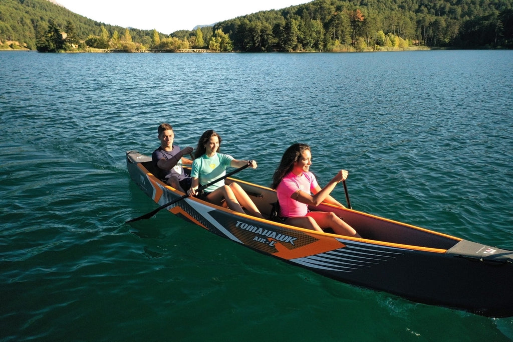 Clear Water Tomahawk High-Pressure 3 Person Inflatable Canoe