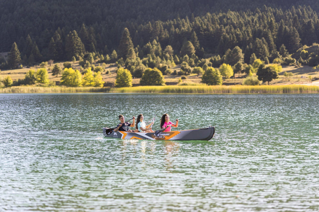 Clear Water Tomahawk High-Pressure 3 Person Inflatable Canoe