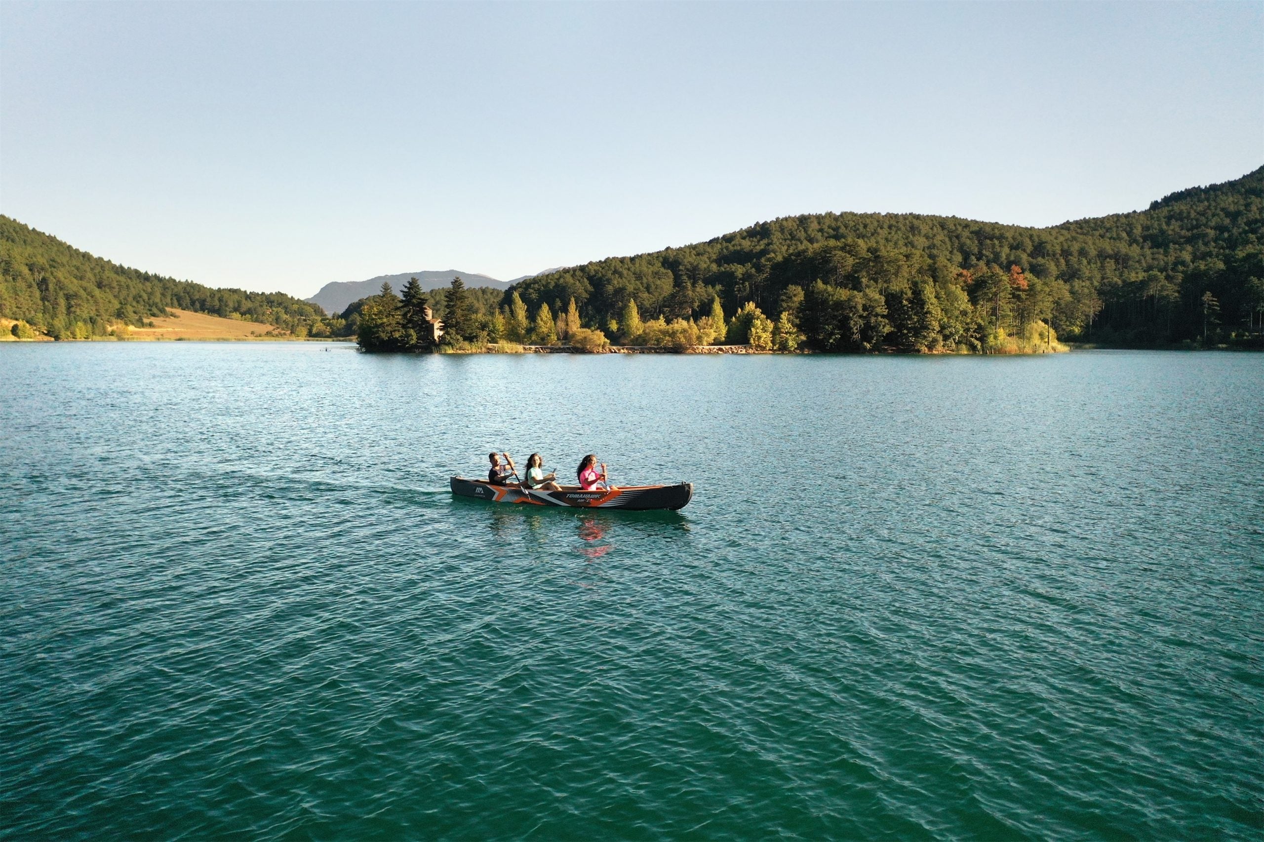 Clear Water Tomahawk High-Pressure 3 Person Inflatable Canoe