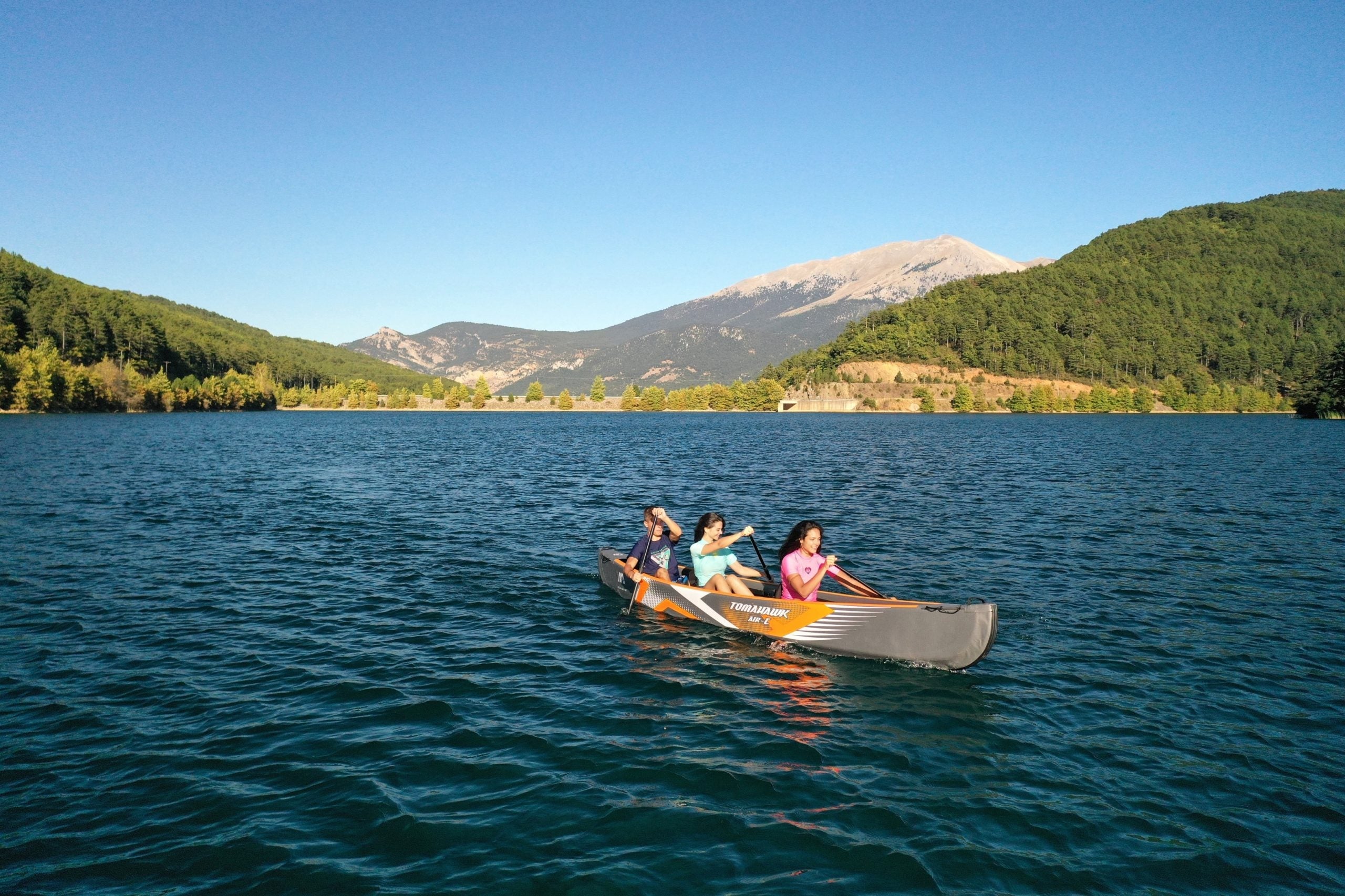 Clear Water Tomahawk High-Pressure 3 Person Inflatable Canoe