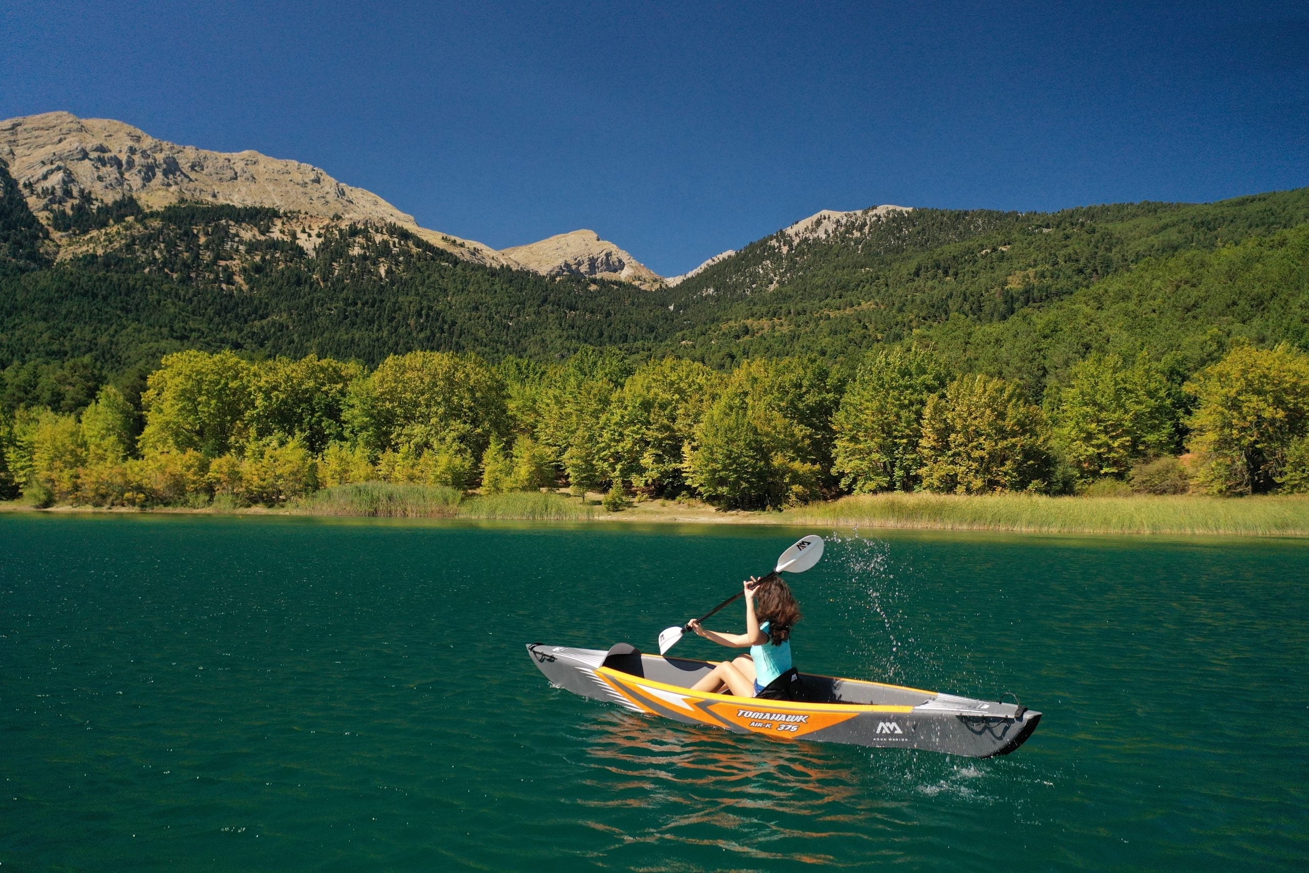 Clear Water Tomahawk 12'4" Solo Expedition Inflatable Kayak