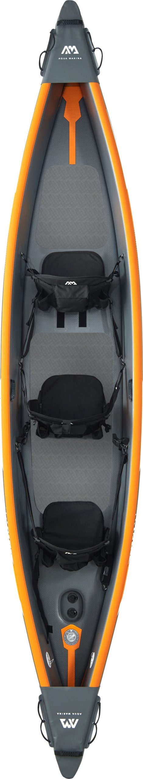 Clear Water Tomahawk High-Pressure 3 Person Inflatable Canoe